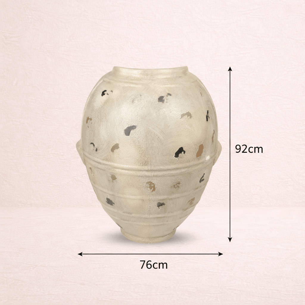 Ivory Mosaic Planter