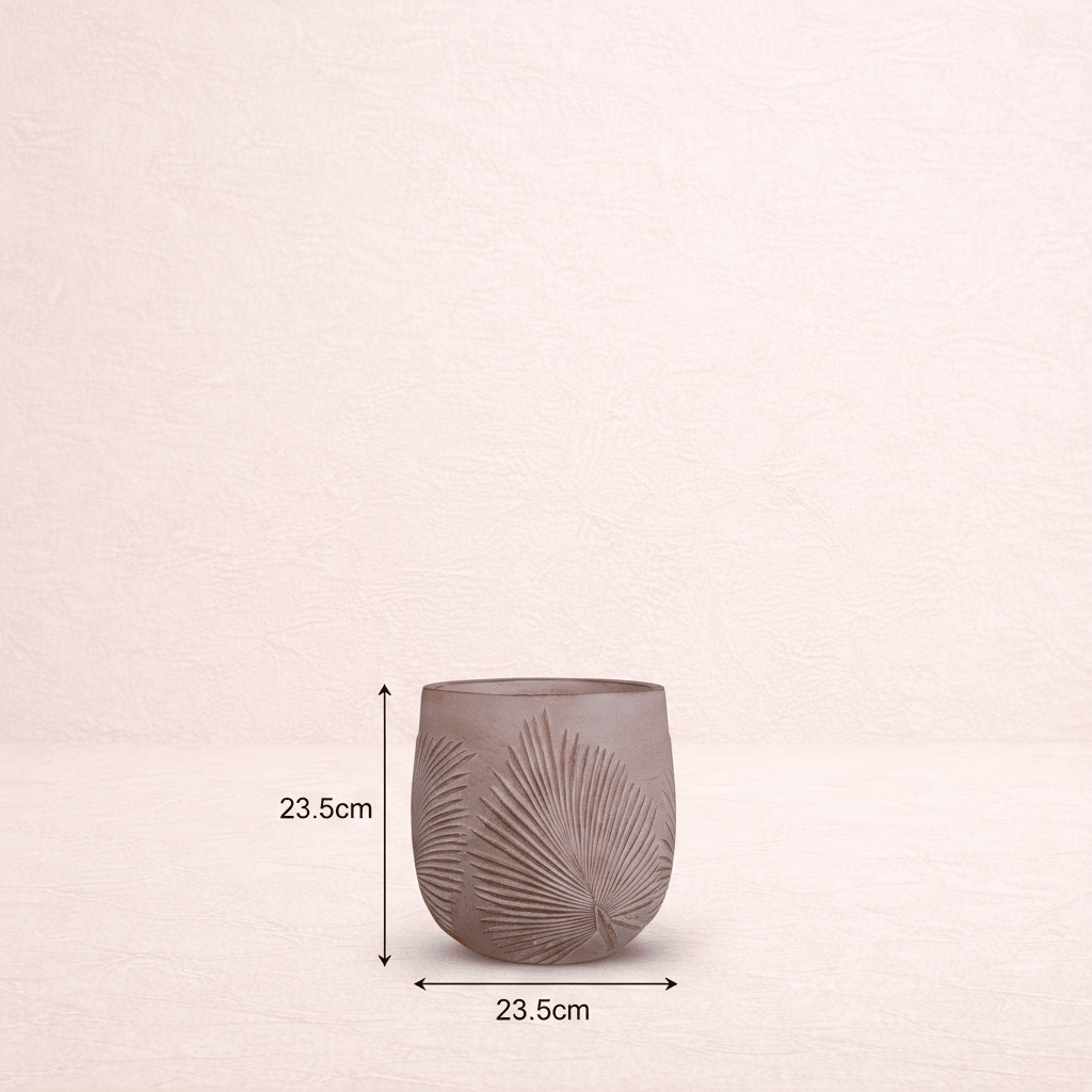 Palm Courtyard Planter