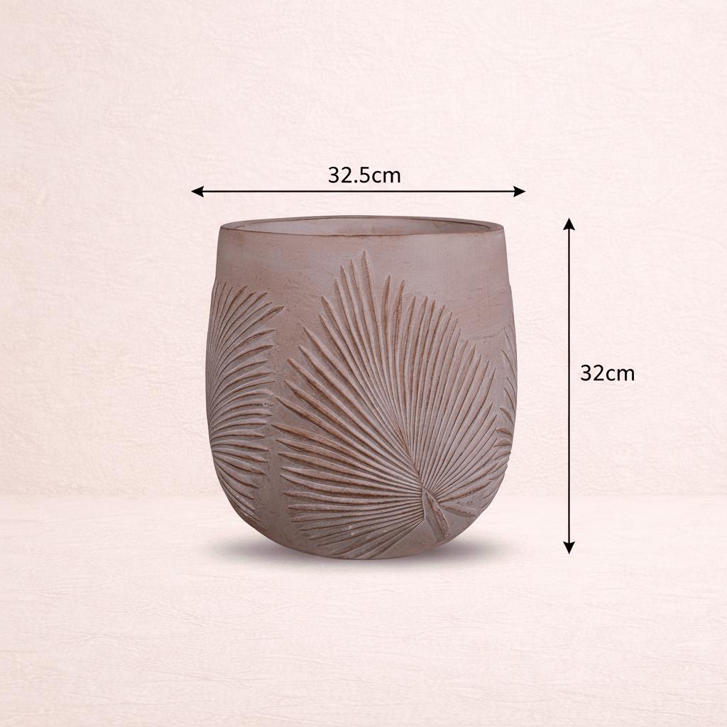 Palm Courtyard Planter