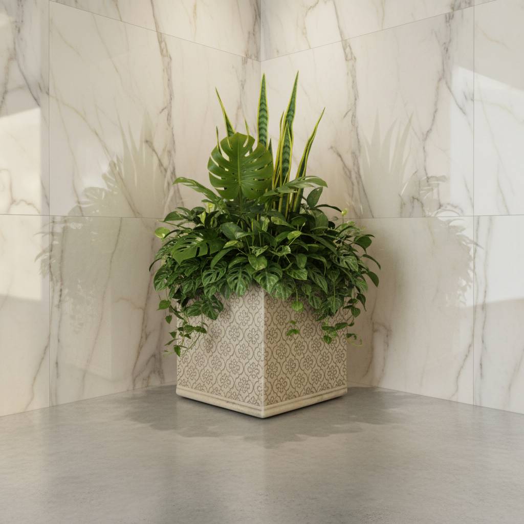 Jaali Cube Planter