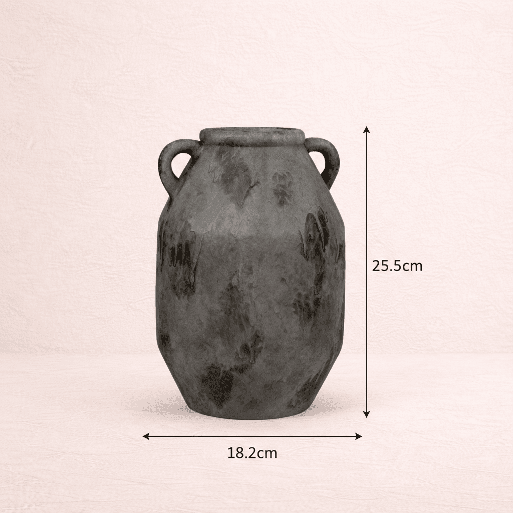 Smoked Charcoal Planter