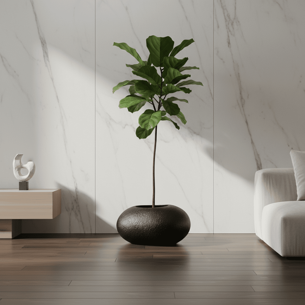 The Black Stone Planter
