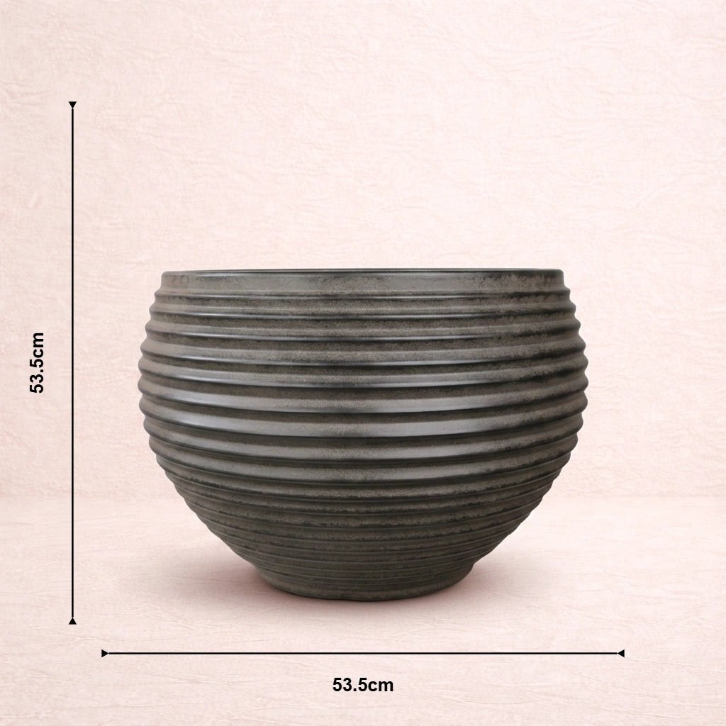 Metalic Circular Planter