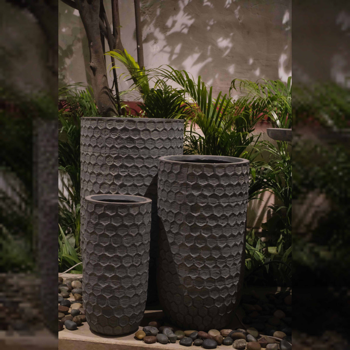 Hexa Tall Planter